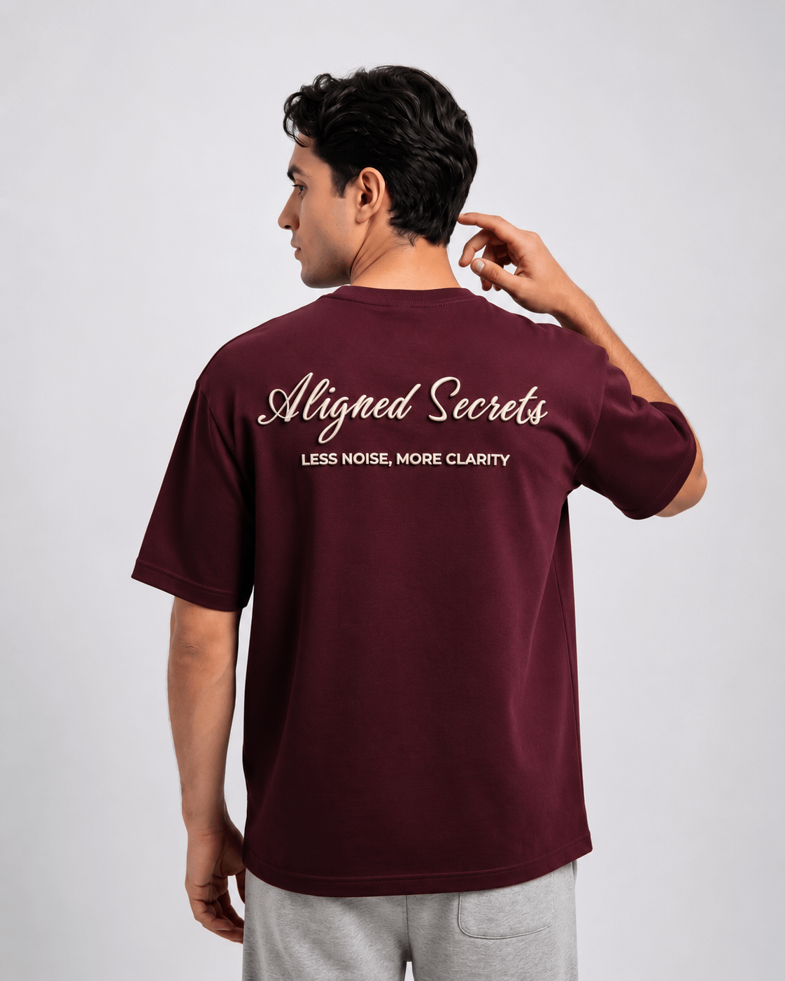Oversized Cotton T-Shirt  Front & Back Printed - Iconic Drip