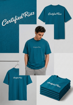 Oversized Cotton T-Shirt Front Printed - Rizz